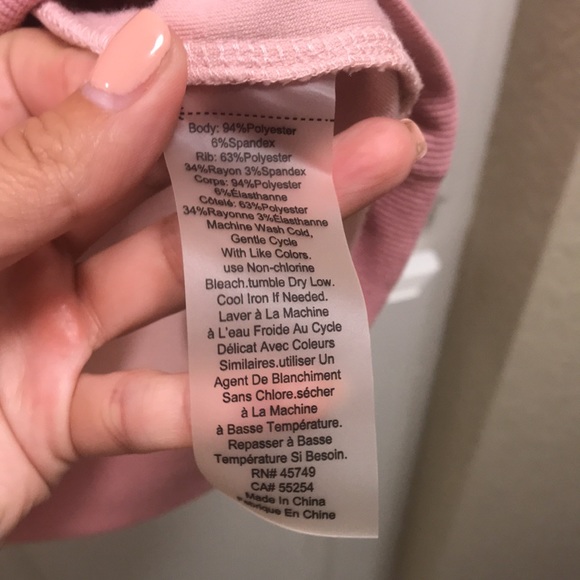 Nanette Lepore pink velour hooded sweatshirt - Picture 12 of 12